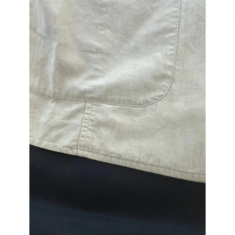 TravelSmith Mens Tan Cotton Nylon Safari Blazer Utility Travel Jacket Size M